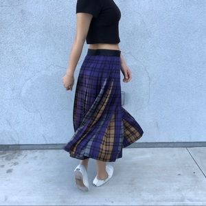 Plaid Multicolor Skirt